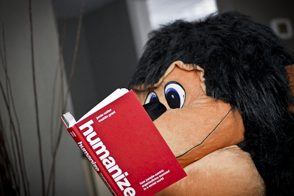 GorillaReadingHumanize